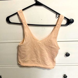 Light pink athletic tank top